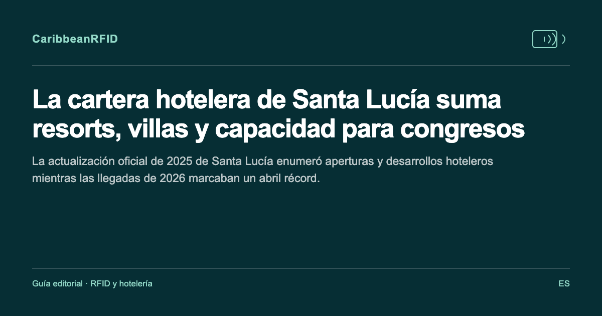 La cartera hotelera de Santa Lucía suma resorts, villas y capacidad para congresos